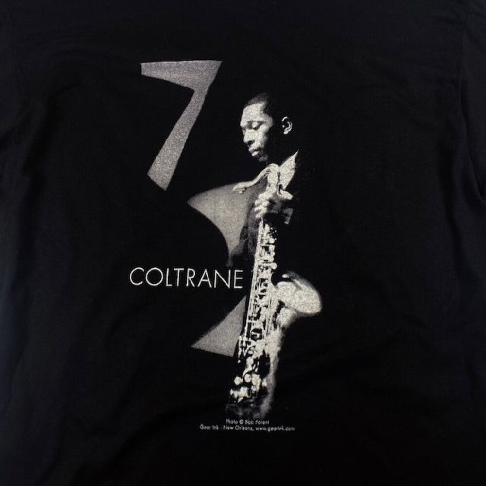 NWOT John Coltrane Jazz Tee Shirt Black, Size XX-Large - Picture 2 of 2